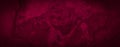 Dark saturated burgundy watercolor background with torn strokes and uneven spots. Trendy color texture. Royalty Free Stock Photo