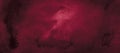 Dark saturated burgundy watercolor background with torn strokes and uneven spots. Trendy color texture.