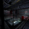 Dark and scary place in a scifi setting. 3D Royalty Free Stock Photo