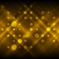 Dark shiny orange abstract tech futuristic background Royalty Free Stock Photo