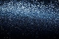 Dark Blue Gradient Grainy Texture with Scattered White and Black Speckles Abstract Background Royalty Free Stock Photo