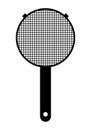 Strainer dark silhouette