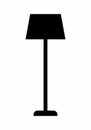 Lampshade dark silhouette