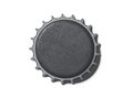 Dark silver bottle cap. 3d rendering