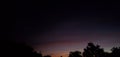 Dark skies over Albuquerque New Mexico