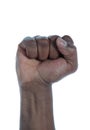 Dark-skinned fist Royalty Free Stock Photo