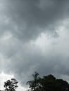 Dark sky with cloude Royalty Free Stock Photo