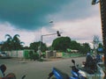 Dark sky on Narathiwat Thailand