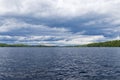 Dark Sky over Canoe Lake in Algonquin Provincial P