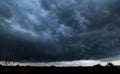 Dark sky with stormy clouds. Dramatic sky rain,Dark clouds before a thunder-storm Royalty Free Stock Photo
