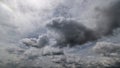 Dark sky with stormy clouds. Dramatic sky rain,Dark clouds before a thunder-storm Royalty Free Stock Photo