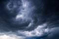 Dark sky with stormy clouds. Dramatic sky rain,Dark clouds before a thunder-storm Royalty Free Stock Photo