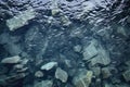 dark slate stone under water creating a glossy effect