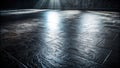 Dark slate tile floor with dramatic lighting and shadows. Generative AI Royalty Free Stock Photo