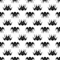 Dark spider pattern seamless vector
