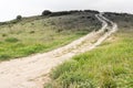 Dark steep path countryside