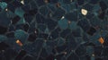 Dark stone mosaic pattern for interior design and wall decoration Royalty Free Stock Photo