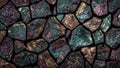 Dark Stone Tile Pattern Background Royalty Free Stock Photo
