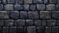Dark Stone Wall Block Texture Background Royalty Free Stock Photo