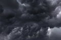 Dark storm cloud before the heavy dramatic thunder for weather and meteorology concept Royalty Free Stock Photo
