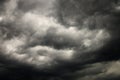 Dark storm clouds. Royalty Free Stock Photo