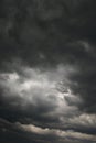 Dark storm clouds. Royalty Free Stock Photo