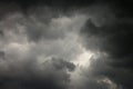 Dark storm clouds. Royalty Free Stock Photo