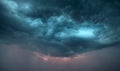 Dark storm clouds Royalty Free Stock Photo