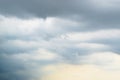 Dark storm clouds before rain. 027 Royalty Free Stock Photo