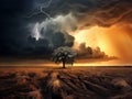 Dark Stormy Skies Royalty Free Stock Photo