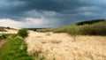 Stormy sky over Priddy Royalty Free Stock Photo