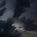 Dark stormy skys