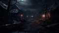 Eerie Stormy Village: A Hyper-realistic Cryengine Environment