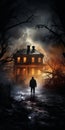 Dark Streets And Scary Houses: A Creepy Man\'s Psychopathic Setting