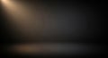 Dark Studio Background with Soft Spotlight and Floor Reflection photo (1366 Royalty Free Stock Photo