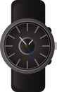 Dark stylish analog watch