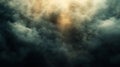 Dark Teal and Golden Cloudscape Texture Background Royalty Free Stock Photo