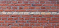 dark texture of old red bricks wall Royalty Free Stock Photo