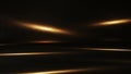 Dark Textured Background with Golden Light Streaks Modern Abstract Glow Design Royalty Free Stock Photo