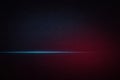 Abstract Dark Background with Glowing Blue and Red Light Lines Royalty Free Stock Photo