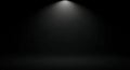 Abstract Black Background with Spotlight Royalty Free Stock Photo