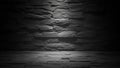 Dark Textured Stone Wall and Floor with Dramatic Spotlight Effect 20251228 470 Royalty Free Stock Photo