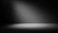 Textured Dark Studio with Spotlighting and Subtle Grain Royalty Free Stock Photo