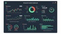 Enterprise Analytics Dashboard illustrations Royalty Free Stock Photo