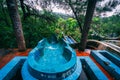 Dark tourism attraction Ho Thuy Tien abandoned waterpark, close to Hue city, Central Vietnam, Southeast Asia