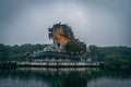 Dark tourism attraction Ho Thuy Tien abandoned waterpark, close to Hue city, Central Vietnam, Southeast Asia