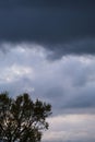 Multicolored Sunset Sky with clouds