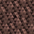 Dark triangular shape pattern