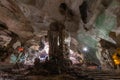 Dark Underground Pha-Veang Cave, Lamphun ,thailand