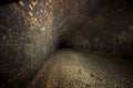 Dark Underground Railway Tunnels